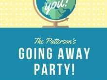 Going Away Party Flyer Template