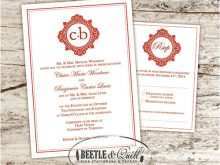 Wedding Card Template Eps