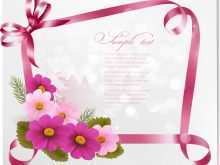 48 Flower Card Templates Excel in Word with Flower Card Templates Excel