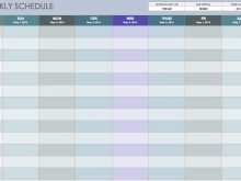 48 Format Blank Class Schedule Template For Free for Blank Class Schedule Template