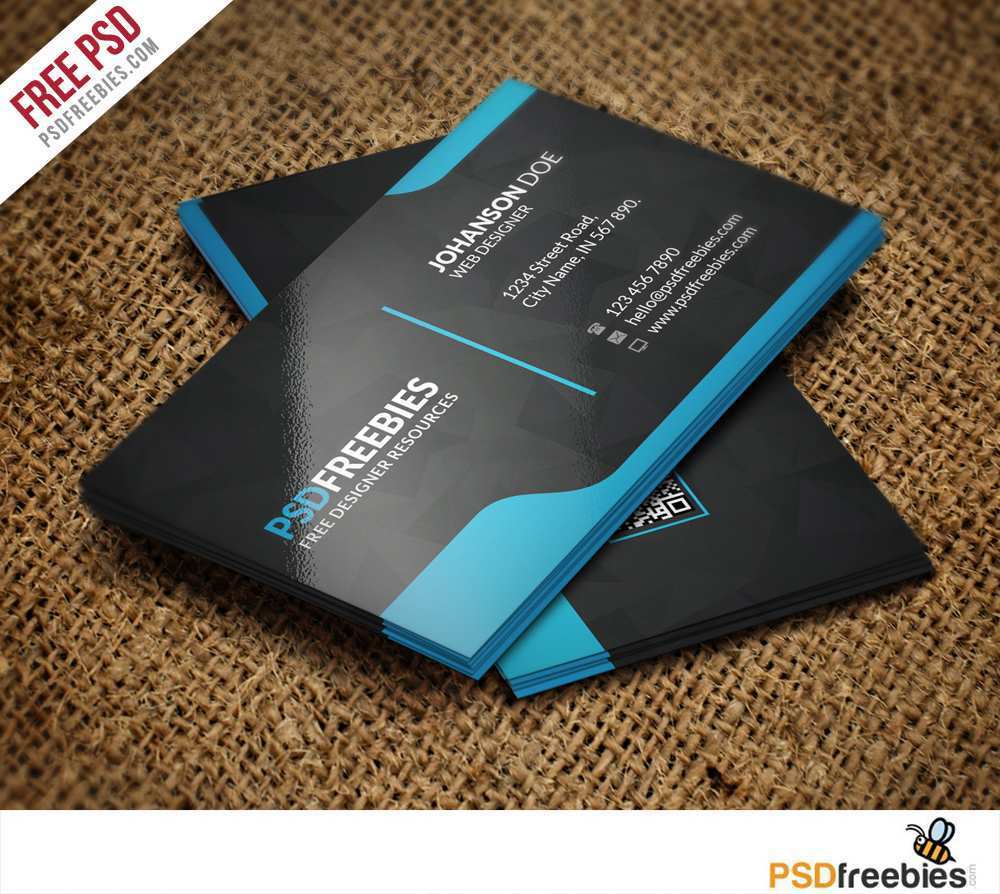 25 Format Business Card Templates Free Download Psd With Stunning Within Free Psd Visiting Card Templates Download