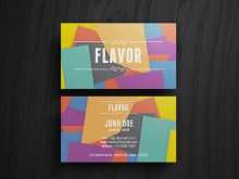 48 Format Colorful Name Card Template Maker for Colorful Name Card Template