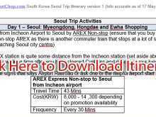 48 Free 5 Day Travel Itinerary Template for Ms Word for 5 Day Travel Itinerary Template
