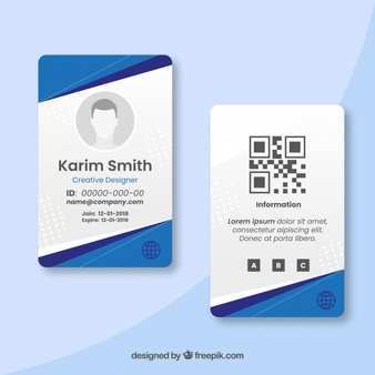 48 Free Id Card Template A4 in Photoshop for Id Card Template A4