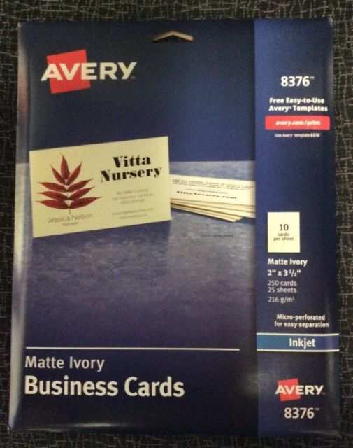 48 Free Printable Avery Inkjet Business Card 8376 Template For Free by Avery Inkjet Business Card 8376 Template