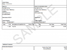 48 Free Printable Invoice Template Ups Templates for Invoice Template Ups