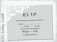 48 Free Printable Rsvp Card Template For Word Now for Rsvp Card Template For Word