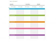 48 Free Weekly Class Schedule Template Printable Layouts by Weekly Class Schedule Template Printable