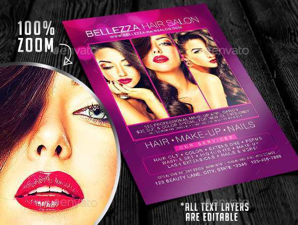 48 How To Create Hair Salon Flyer Templates With Stunning Design by Hair Salon Flyer Templates