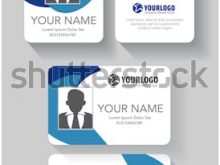 48 Online Id Card Template Blue in Photoshop with Id Card Template Blue