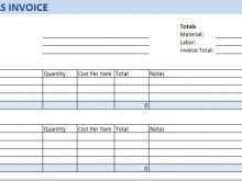 48 Online Labor And Materials Invoice Template Layouts with Labor And Materials Invoice Template