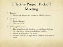 48 Online Pmi Kick Off Meeting Agenda Template Download by Pmi Kick Off Meeting Agenda Template