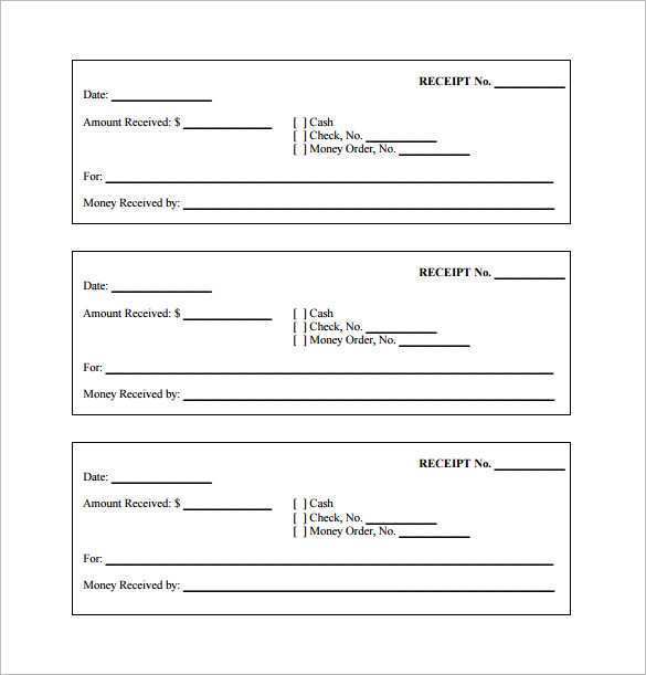 Blank Money Order Template For Your Needs