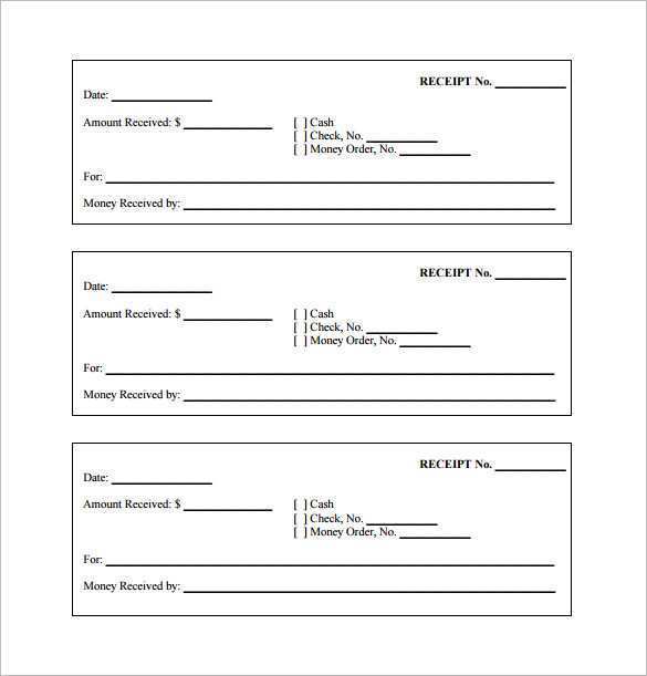 48 Printable Blank Receipt Template Excel Photo with Blank Receipt Template Excel