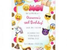 48 Printable Emoji Birthday Card Template Download by Emoji Birthday Card Template