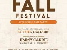 48 Printable Fall Festival Flyer Template With Stunning Design with Fall Festival Flyer Template