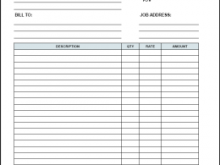 48 Printable Free Printable Job Invoice Template for Ms Word for Free Printable Job Invoice Template