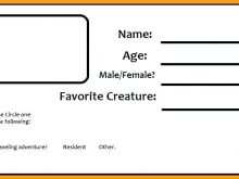 48 Printable Id Card Template On Word in Word with Id Card Template On Word