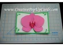 48 Printable Orchid Pop Up Card Template Templates for Orchid Pop Up Card Template