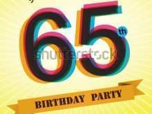 48 Report 65Th Birthday Card Template Maker by 65Th Birthday Card Template