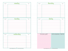 48 Standard High School Planner Template Now for High School Planner Template