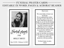 48 The Best Funeral Prayer Card Template For Word Maker for Funeral Prayer Card Template For Word