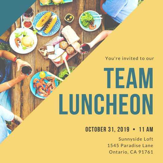 48 The Best Luncheon Flyer Template Templates by Luncheon Flyer Template