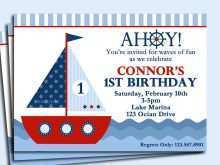 48 The Best Nautical Birthday Card Template Now by Nautical Birthday Card Template