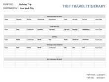 48 The Best Travel Itinerary Template Pdf Layouts for Travel Itinerary Template Pdf