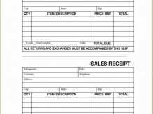 Personal Sales Invoice Template