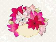 49 Adding Flower Greeting Card Templates For Free for Flower Greeting Card Templates
