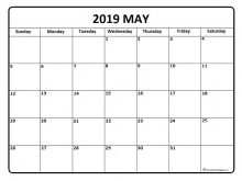 49 Best Daily Calendar Template May 2019 with Daily Calendar Template May 2019