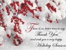 49 Blank Holiday Thank You Card Template Free Now by Holiday Thank You Card Template Free