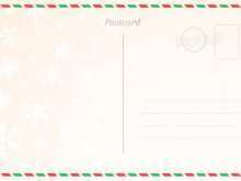 49 Blank Postcard Reverse Template With Stunning Design for Postcard Reverse Template