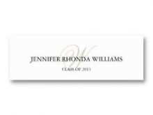 49 Create Name Card Template Graduation Now by Name Card Template Graduation