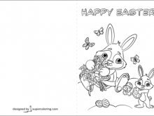49 Creating Easter Card Templates To Colour in Word for Easter Card Templates To Colour
