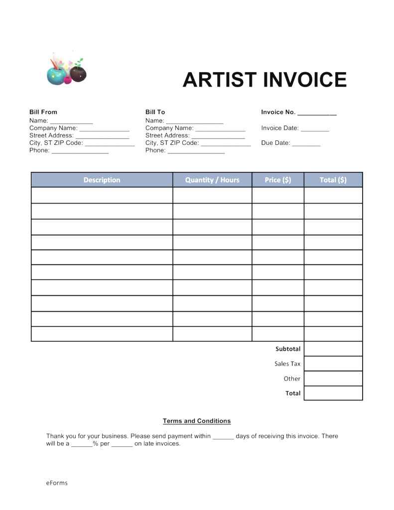 49 Creating Freelance Stylist Invoice Template Photo for Freelance
