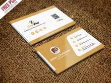 49 Creating Name Card Template Food PSD File for Name Card Template Food