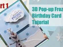 49 Creating Olaf Birthday Card Template Photo by Olaf Birthday Card Template
