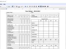 49 Creating School Report Card Template Xls in Word with School Report Card Template Xls