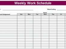 49 Creating Weekly Class Schedule Template Printable With Stunning Design with Weekly Class Schedule Template Printable