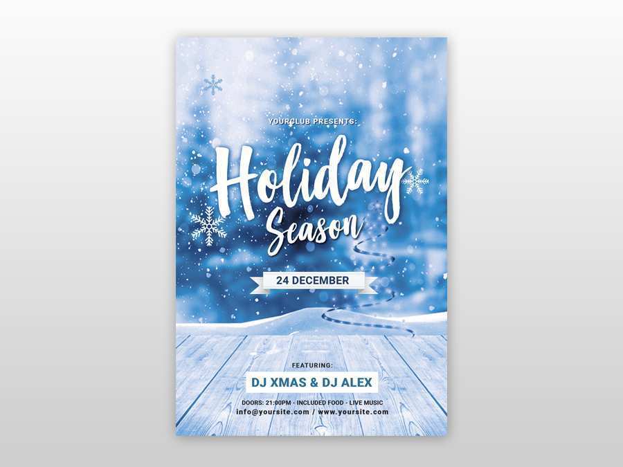 49 Creative Free Winter Flyer Templates Formating with Free Winter Flyer Templates