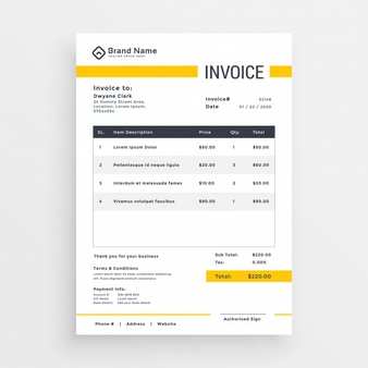 49 Creative Psd Invoice Template Maker by Psd Invoice Template