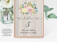 49 Creative Table Number Tent Card Template Layouts by Table Number Tent Card Template