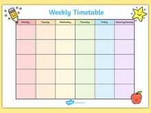 49 Customize Class Timetable Template Ks2 With Stunning Design for Class Timetable Template Ks2