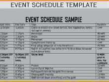 49 Customize Conference Production Schedule Template Photo for Conference Production Schedule Template