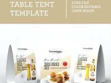 Folding Table Tent Card Template