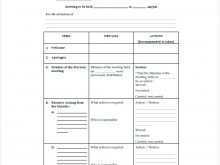 49 Customize Meeting Agenda Minutes Format Now by Meeting Agenda Minutes Format