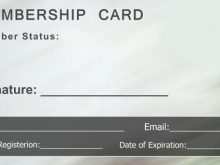 49 Customize Our Free Printable Membership Card Template Formating for Printable Membership Card Template