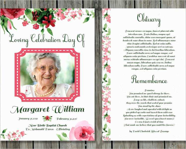 49 Customize Our Free Remembrance Card Template Free Photo for Remembrance Card Template Free